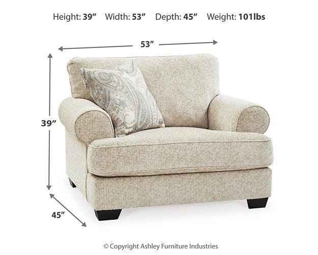 Monaghan Oversized Chair and Ottoman - Just Furniture (PA) - Multi Location
