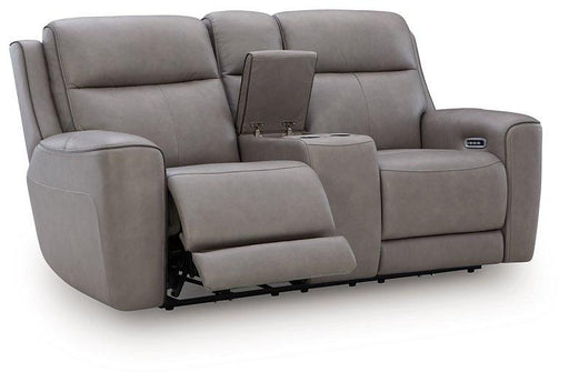 5Z-Comfort Power Reclining Loveseat with Console - Just Furniture (PA) - Multi Location