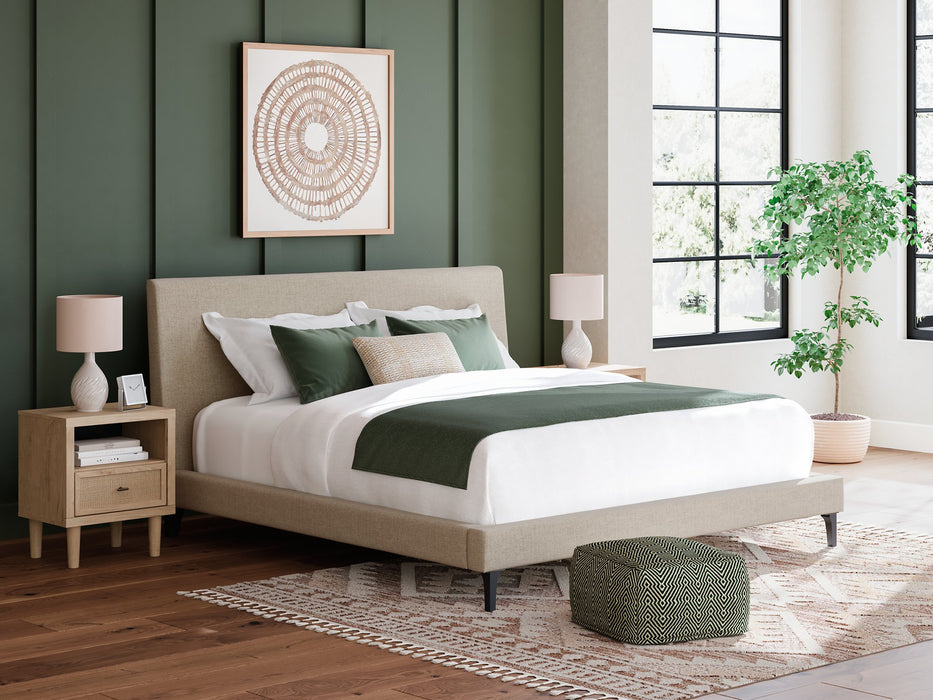 Cielden Upholstered Bed with Roll Slats - Just Furniture (PA) - Multi Location