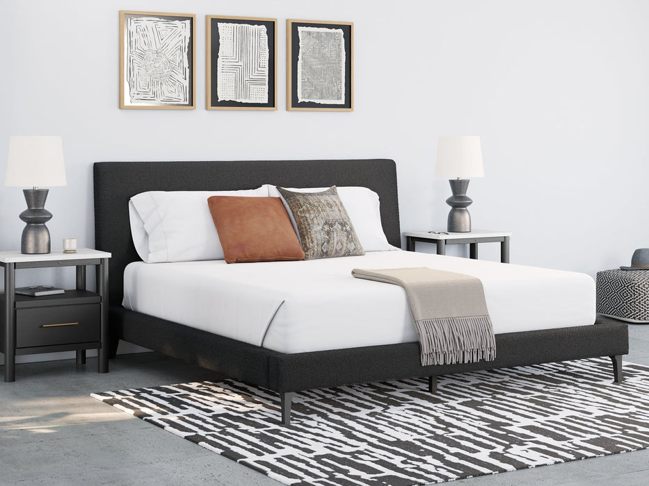 Cadmori Upholstered Bed with Roll Slats - Just Furniture (PA) - Multi Location
