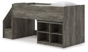 Frandern Loft Bed with Bookcase Storage - Just Furniture (PA) - Multi Location
