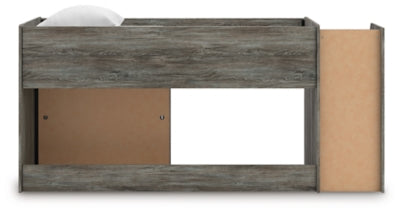 Frandern Loft Bed with Bookcase Storage - Just Furniture (PA) - Multi Location