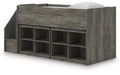 Frandern Loft Bed with Bookcase Storage - Just Furniture (PA) - Multi Location