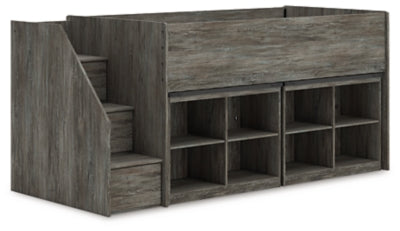 Frandern Loft Bed with Bookcase Storage - Just Furniture (PA) - Multi Location