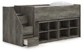 Frandern Loft Bed with Bookcase Storage - Just Furniture (PA) - Multi Location
