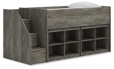 Frandern Loft Bed with Bookcase Storage - Just Furniture (PA) - Multi Location