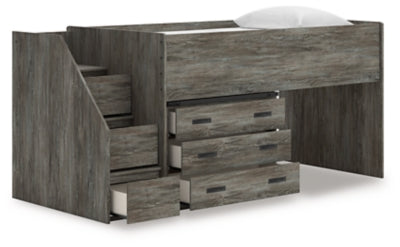 Frandern Loft Bed with Drawer Storage - Just Furniture (PA) - Multi Location
