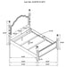 Andover 5 Pc Bedroom Set - Just Furniture (PA) - Multi Location