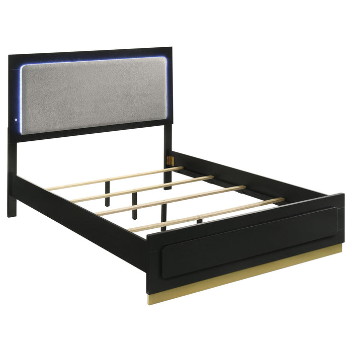 Caraway Panel Bed with LED Lighting