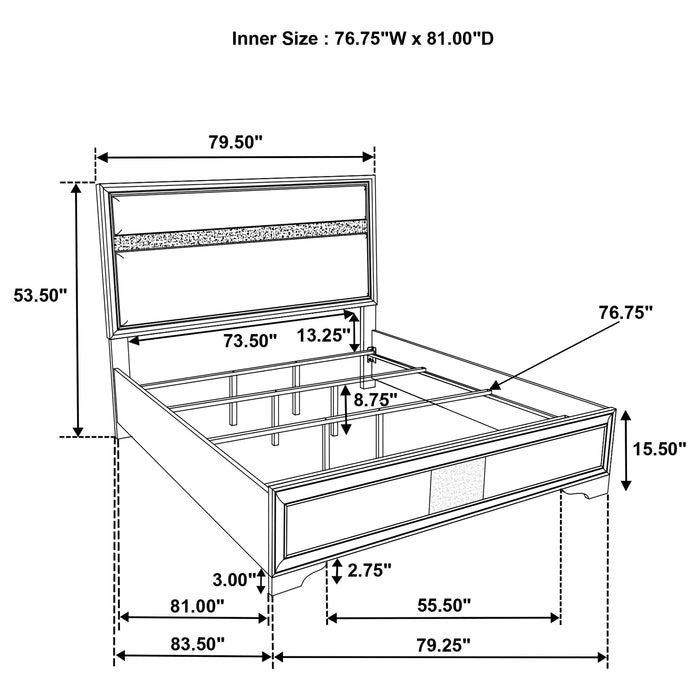 Miranda Panel Bed - Just Furniture (PA) - Multi Location