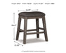 Caitbrook Counter Height Upholstered Bar Stool - Just Furniture (PA) - Multi Location