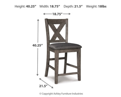 Caitbrook Counter Height Upholstered Bar Stool - Just Furniture (PA) - Multi Location