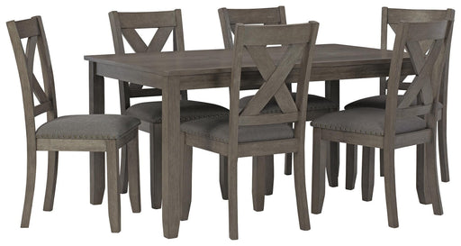 Caitbrook Dining Table and Chairs (Set of 7) - Just Furniture (PA) - Multi Location
