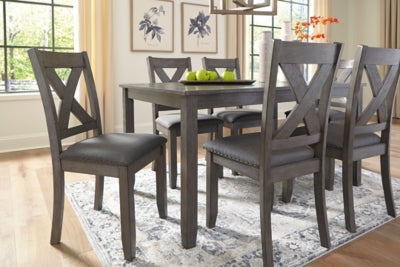 Caitbrook Dining Table and Chairs (Set of 7) - Just Furniture (PA) - Multi Location