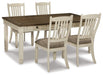 Bolanburg Dining Set - Just Furniture (PA) - Multi Location