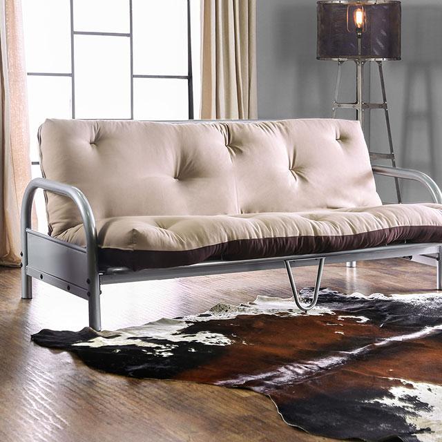 Aksel Black/Red Futon Mattress, Black, Red & Gray - Just Furniture (PA) - Multi Location
