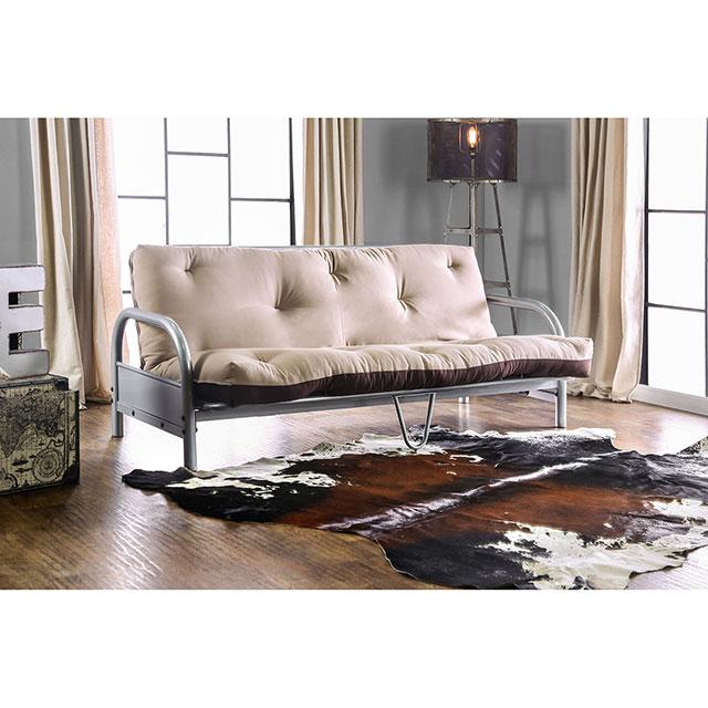 Aksel Black/Red Futon Mattress, Black, Red & Gray - Just Furniture (PA) - Multi Location