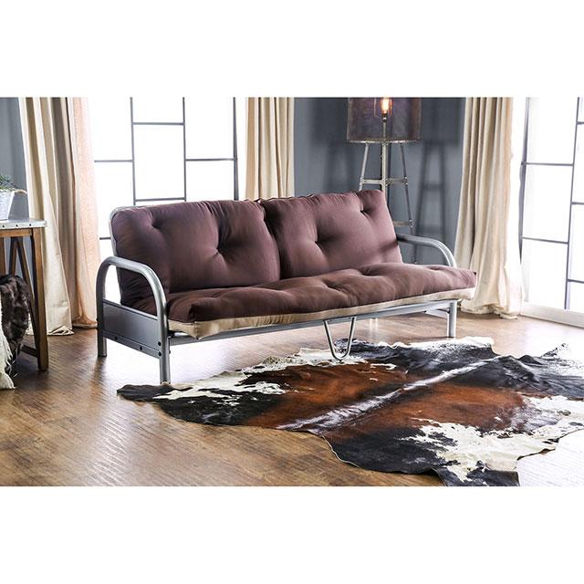 Aksel Black/Red Futon Mattress, Black, Red & Gray - Just Furniture (PA) - Multi Location