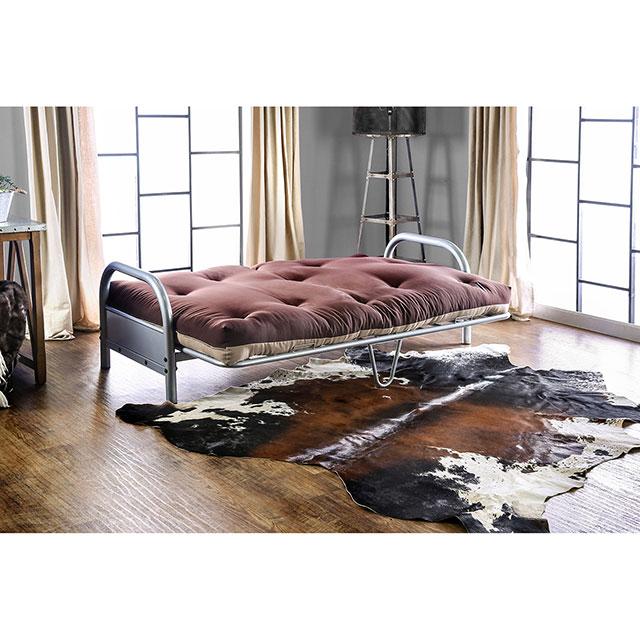 Aksel Black/Red Futon Mattress, Black, Red & Gray - Just Furniture (PA) - Multi Location