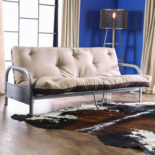 Aksel Black/Red Futon Mattress, Black, Red & Gray - Just Furniture (PA) - Multi Location