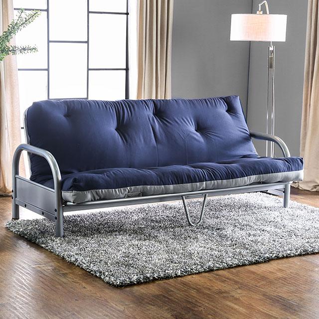 Aksel Black/Red Futon Mattress, Black, Red & Gray - Just Furniture (PA) - Multi Location