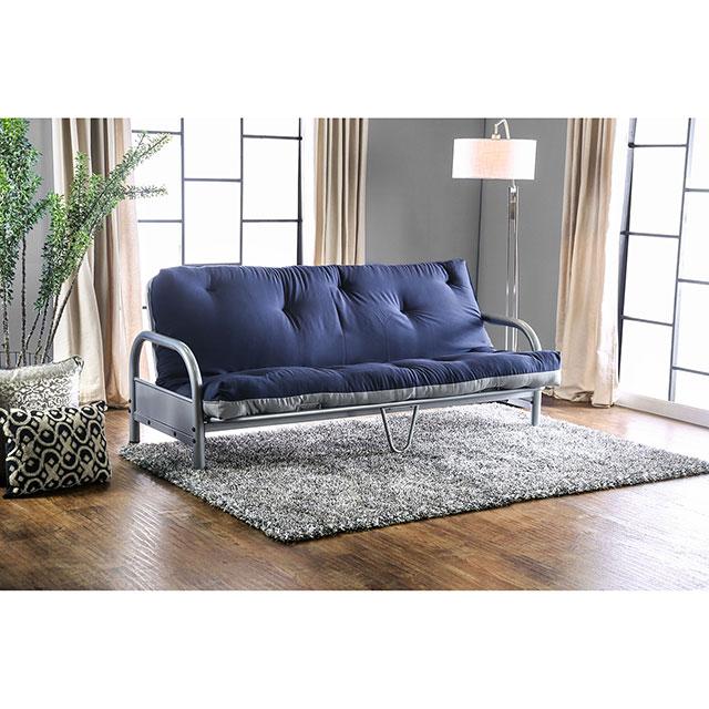 Aksel Black/Red Futon Mattress, Black, Red & Gray - Just Furniture (PA) - Multi Location