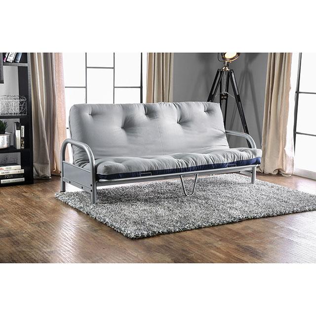 Aksel Black/Red Futon Mattress, Black, Red & Gray - Just Furniture (PA) - Multi Location