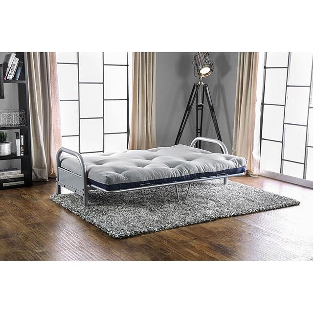 Aksel Black/Red Futon Mattress, Black, Red & Gray - Just Furniture (PA) - Multi Location