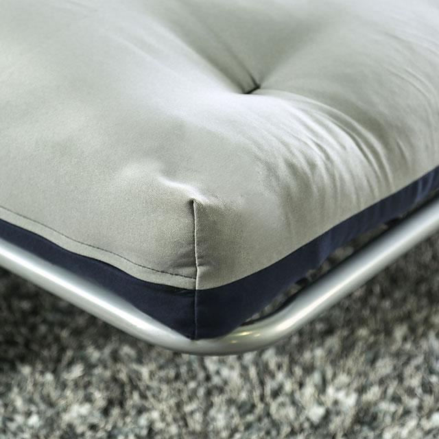Aksel Black/Red Futon Mattress, Black, Red & Gray - Just Furniture (PA) - Multi Location