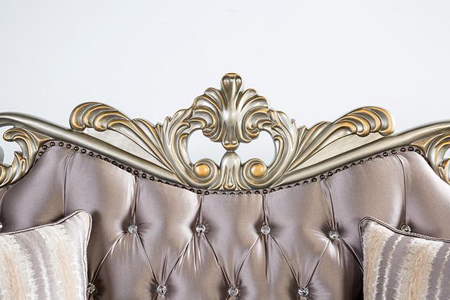 Albacete Loveseat Campage & Walnut