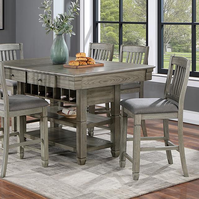 ANAYA Counter Ht. Table, Gray - Just Furniture (PA) - Multi Location