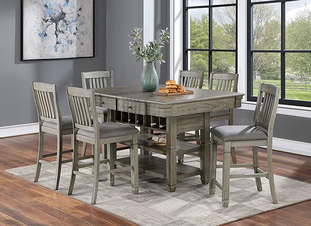 ANAYA Counter Ht. Table, Gray - Just Furniture (PA) - Multi Location
