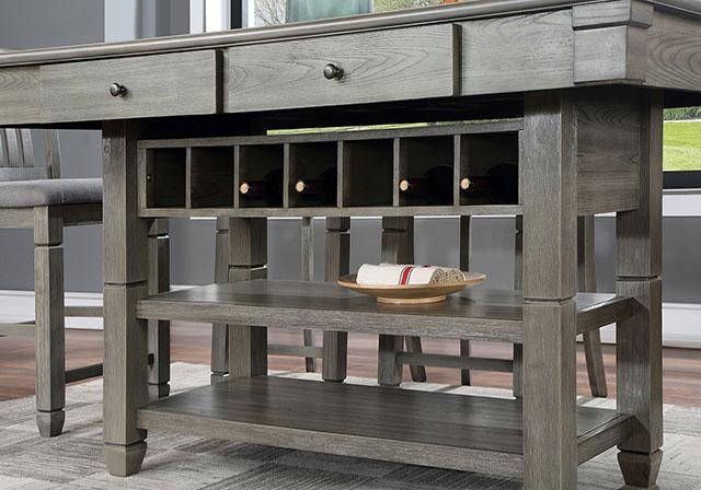 ANAYA Counter Ht. Table, Gray - Just Furniture (PA) - Multi Location