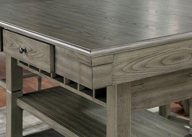 ANAYA Counter Ht. Table, Gray - Just Furniture (PA) - Multi Location