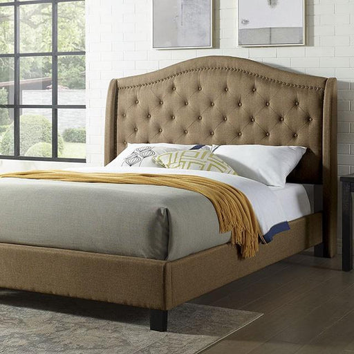 Carly Cal.King, E.King, Full, & Queen Bed Grey & Brown - Just Furniture (PA) - Multi Location