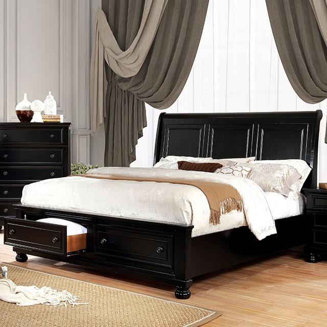 Castor Brown Cherry Queen, E.King, & Cal.King Bed - Just Furniture (PA) - Multi Location
