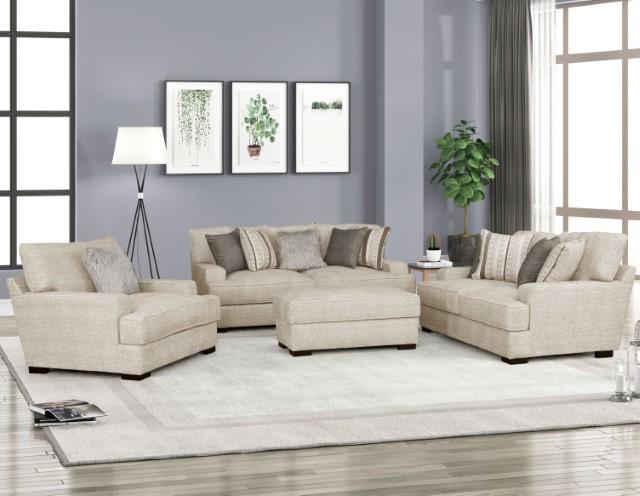 ARDENFOLD Loveseat, Beige & Gray - Just Furniture (PA) - Multi Location