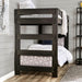 Arlette Twin/Twin Bunk Bed Brown, Black, Gray, & White - Just Furniture (PA) - Multi Location