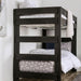 Arlette Twin/Twin Bunk Bed Brown, Black, Gray, & White - Just Furniture (PA) - Multi Location