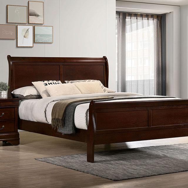 Louis Philippe Full, Twin, Full, & King Bed Black, Grey, Brown & White - Just Furniture (PA) - Multi Location