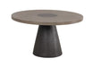 Broager 5 Pc Dining Table Set (Light Gray Swivel Chairs) - Just Furniture (PA) - Multi Location