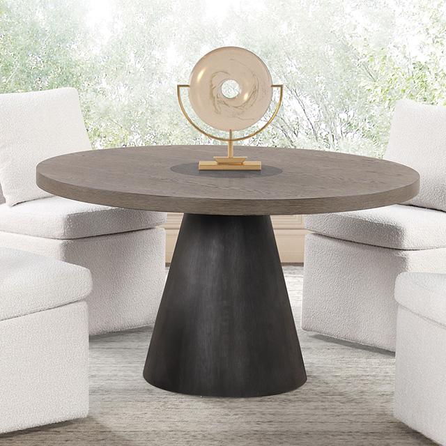 Broager 5 Pc Dining Table Set (Light Gray Swivel Chairs) - Just Furniture (PA) - Multi Location