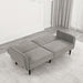 Aristide Futon Sofa Grey & Brown - Just Furniture (PA) - Multi Location