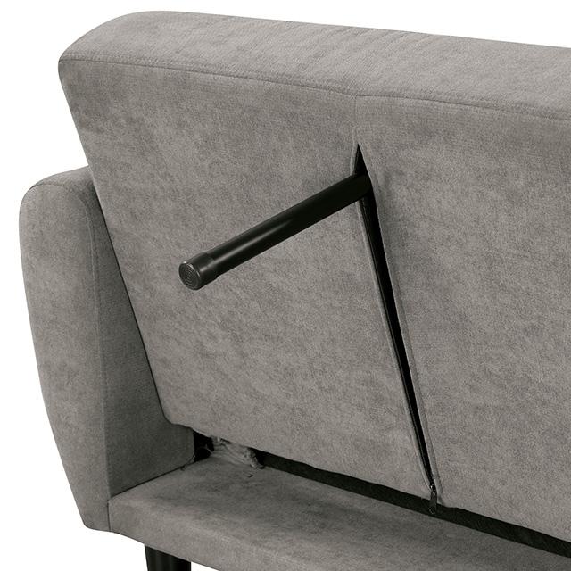 Aristide Futon Sofa Grey & Brown - Just Furniture (PA) - Multi Location