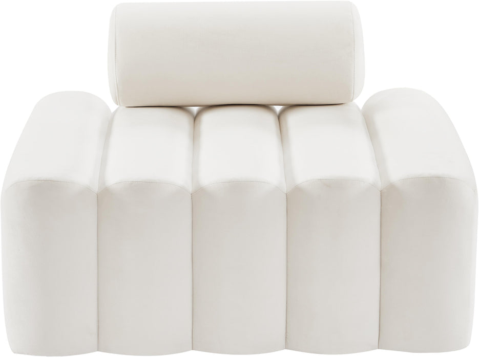 Melody Cream Velvet Chair