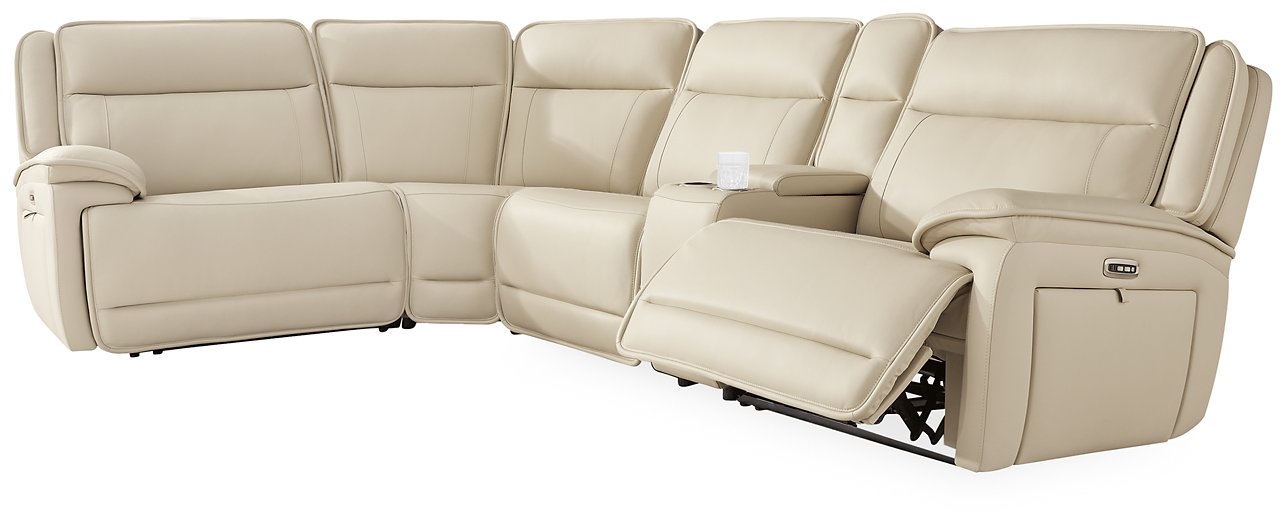 Double Deal Reclining Sectional with Console - Just Furniture (PA) - Multi Location