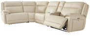 Double Deal Reclining Sectional with Console - Just Furniture (PA) - Multi Location