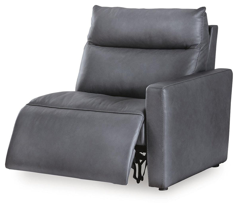 ModZ Power Reclining Sectional Loveseat with Audio Console