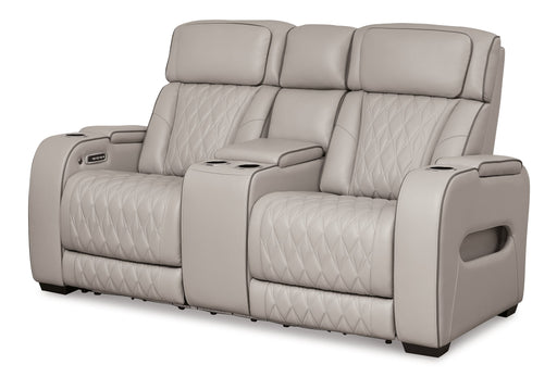 Boyington Power Reclining Loveseat with Console - Just Furniture (PA) - Multi Location