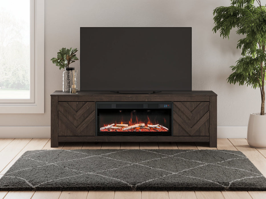 Cayboni 71" TV Stand with Electric Fireplace - Just Furniture (PA) - Multi Location